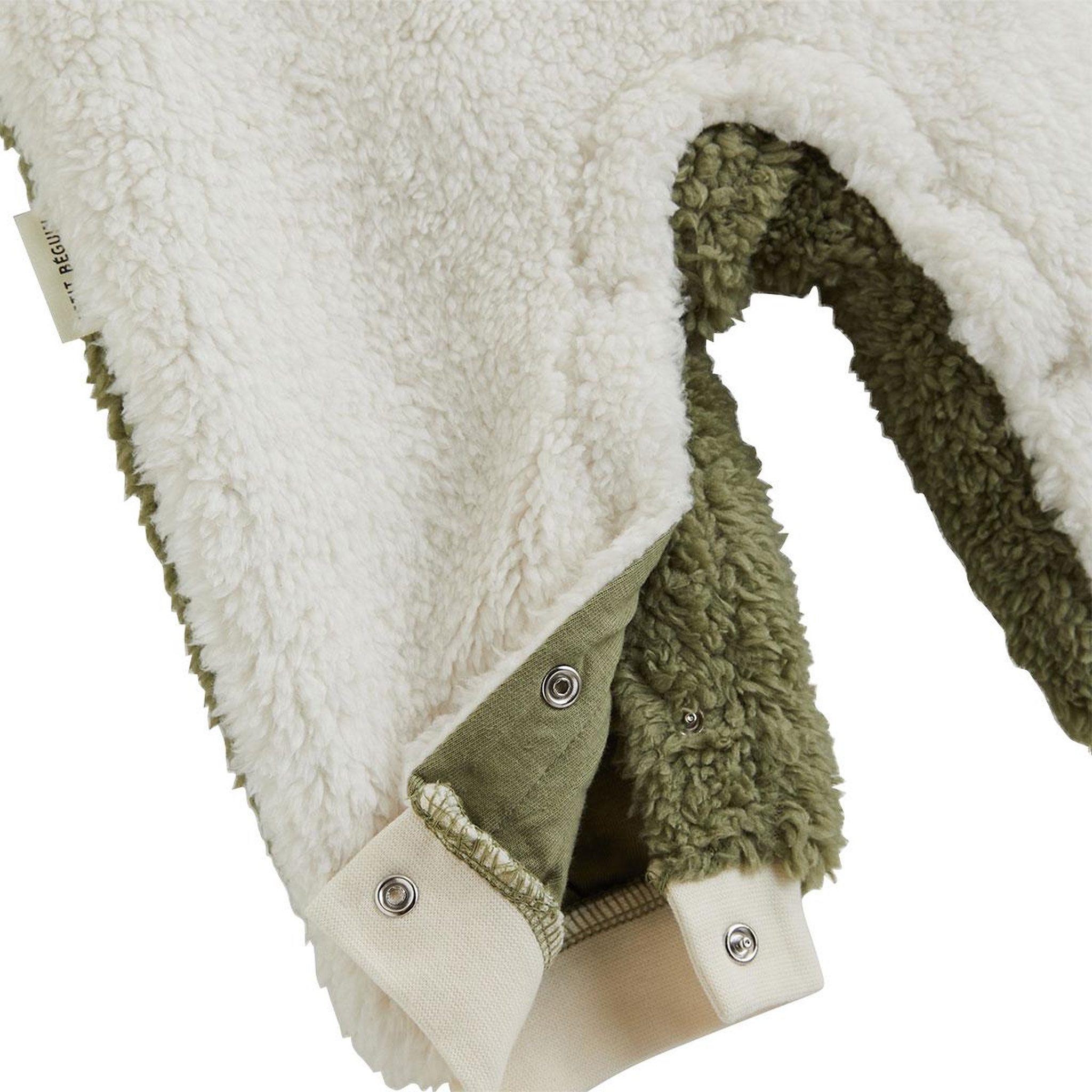 Voir la diapositive 4 : PETIT BEGUIN Surpyjama bébé en sherpa Ginkgo
