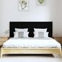 Voir la diapositive 3 : VIDAXL Tete de lit murale Noir 166x3x60 cm Bois massif de pin