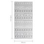 Voir la diapositive 6 : VIDAXL Tapis d'exterieur Gris 80x150 cm PP