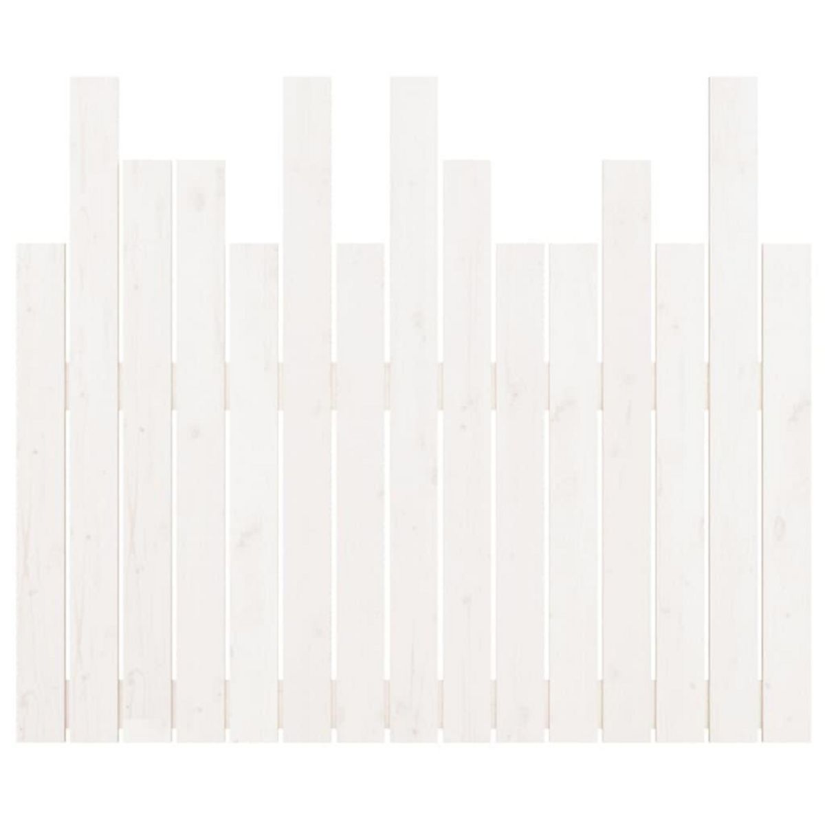 VIDAXL Tete de lit murale Blanc 95,5x3x80 cm Bois massif de pin