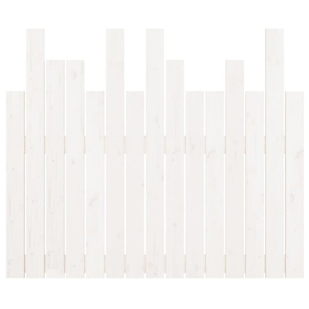 VIDAXL Tete de lit murale Blanc 95,5x3x80 cm Bois massif de pin