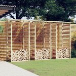 VIDAXL Pergolas avec toits 3 pcs 100x90x200 cm Bois de pin impregne