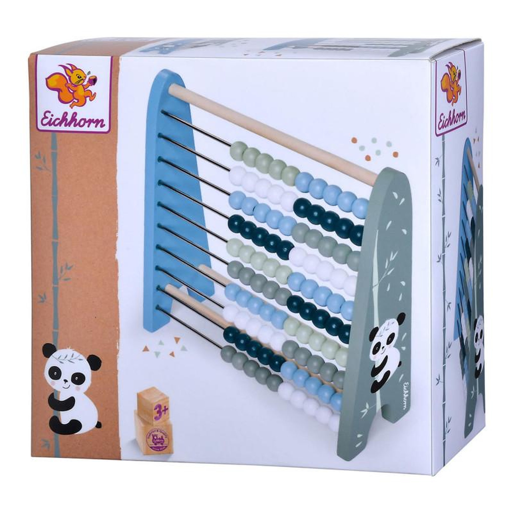 Voir la diapositive 2 : Eichhorn Eichhorn Wooden Abacus Panda 100003801