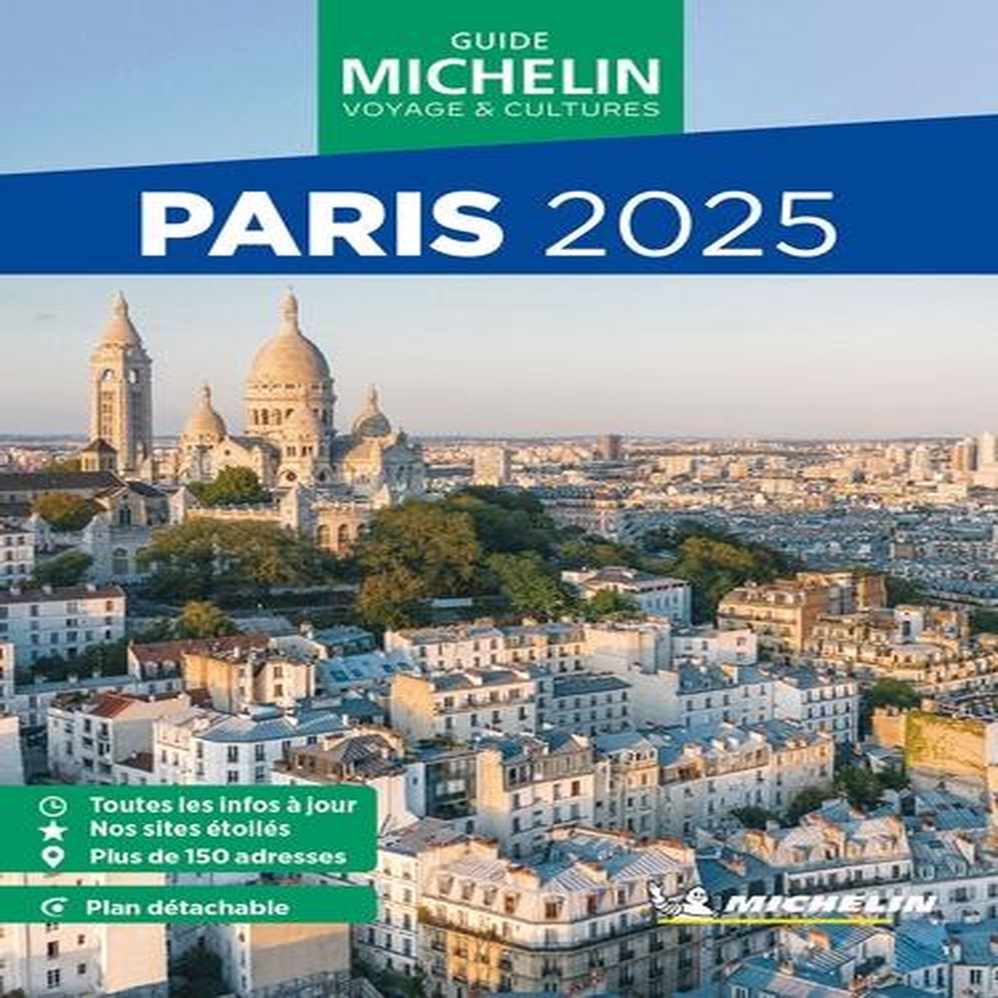 PARIS. EDITION 2025. AVEC 1 PLAN DETACHABLE, Michelin