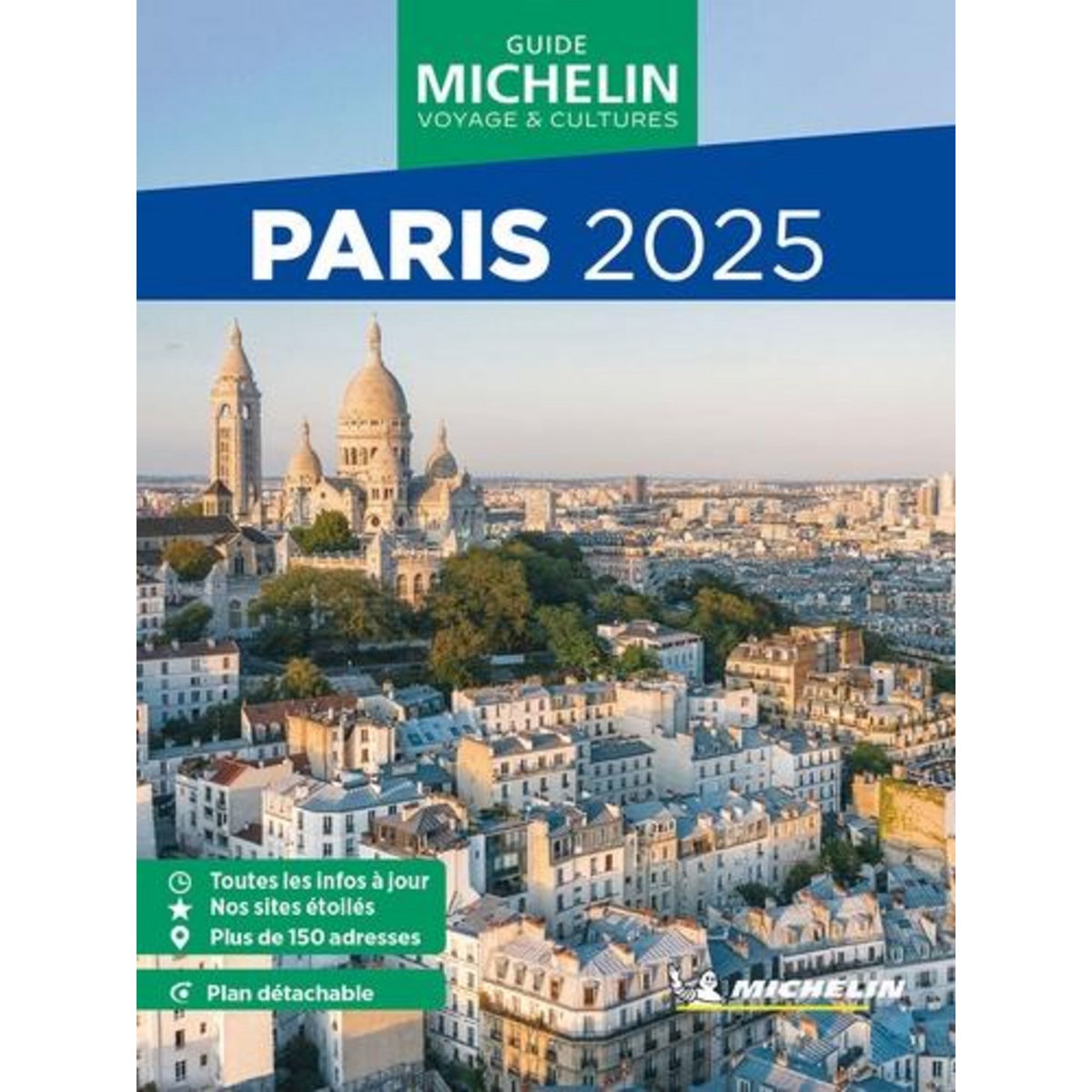 PARIS. EDITION 2025. AVEC 1 PLAN DETACHABLE, Michelin