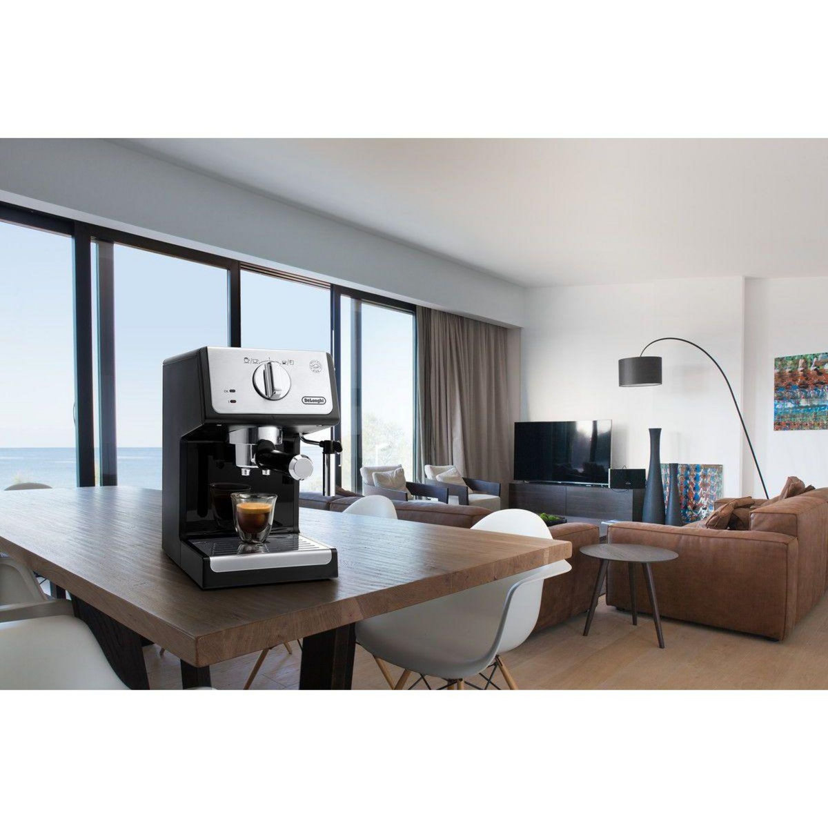 DELONGHI Machine à expresso ECP33.21.BK Noir