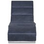 Voir la diapositive 5 : VIDAXL Chaise longue de longue Gris Similicuir daim