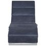Voir la diapositive 5 : VIDAXL Chaise longue de longue Gris Similicuir daim