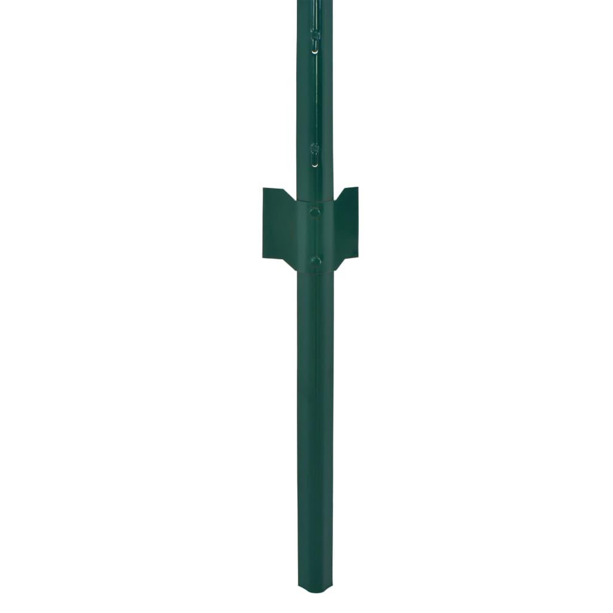 Voir la diapositive 4 : VIDAXL Cloture en grillage metallique avec poteaux Acier 25x1,5m Vert