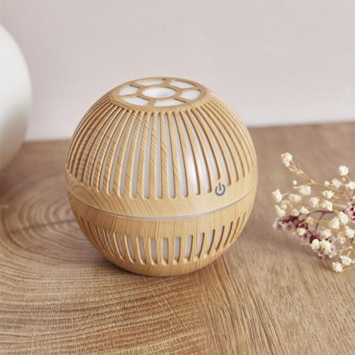 Paris Prix Diffuseur d'Huile Essentielle  Rond  10cm Marron