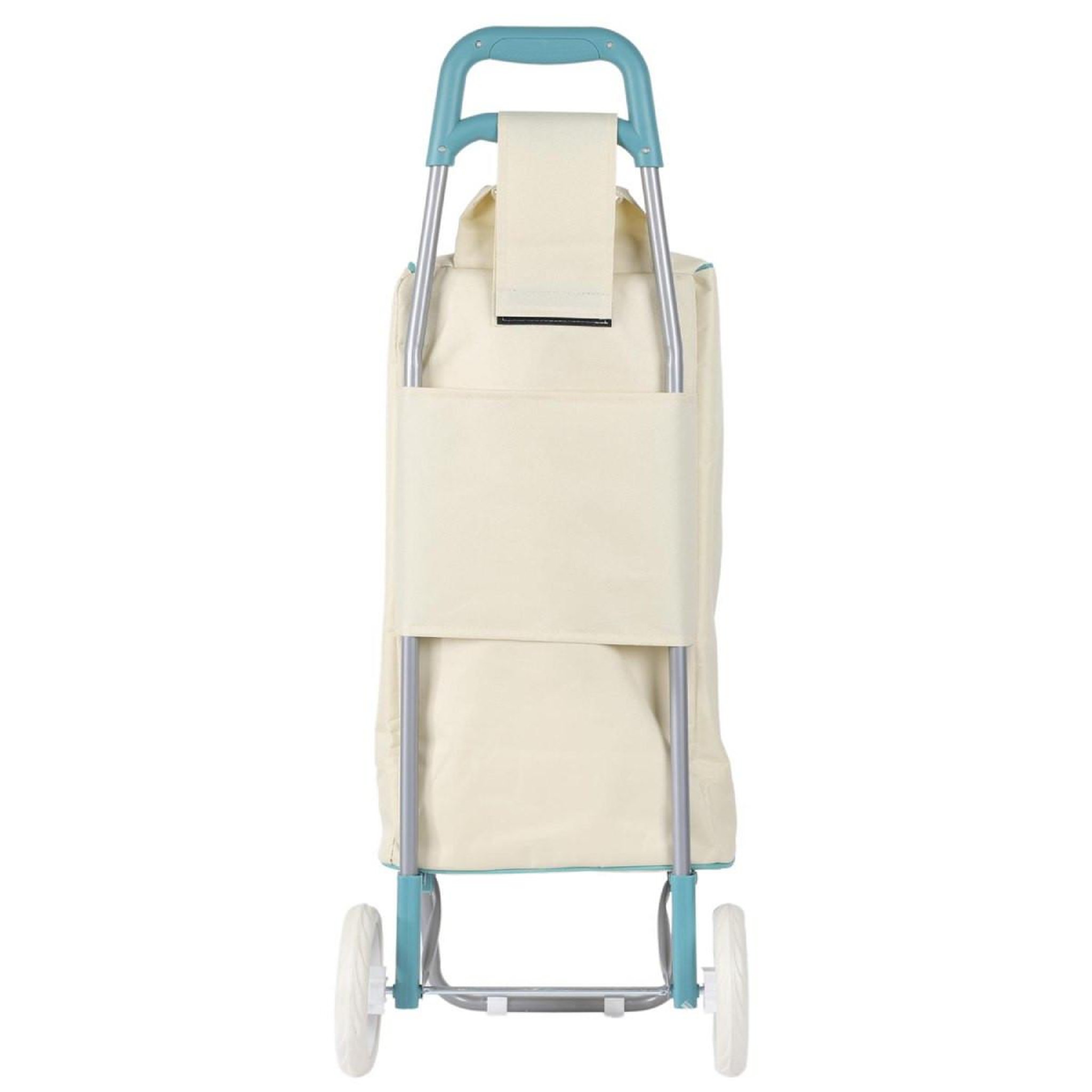 Voir la diapositive 4 : Entre temps Chariot shopping 2 roues  fraîcheur  91cm beige