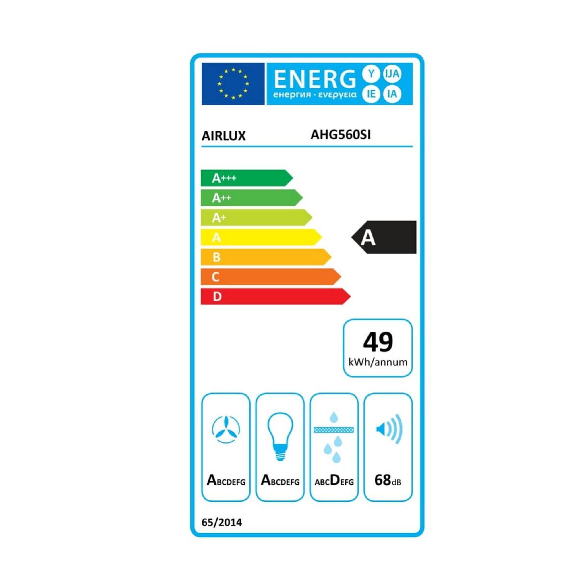 Voir la diapositive 2 : Airlux Groupe filtrant 52cm 619m3/h silver - ahg560si