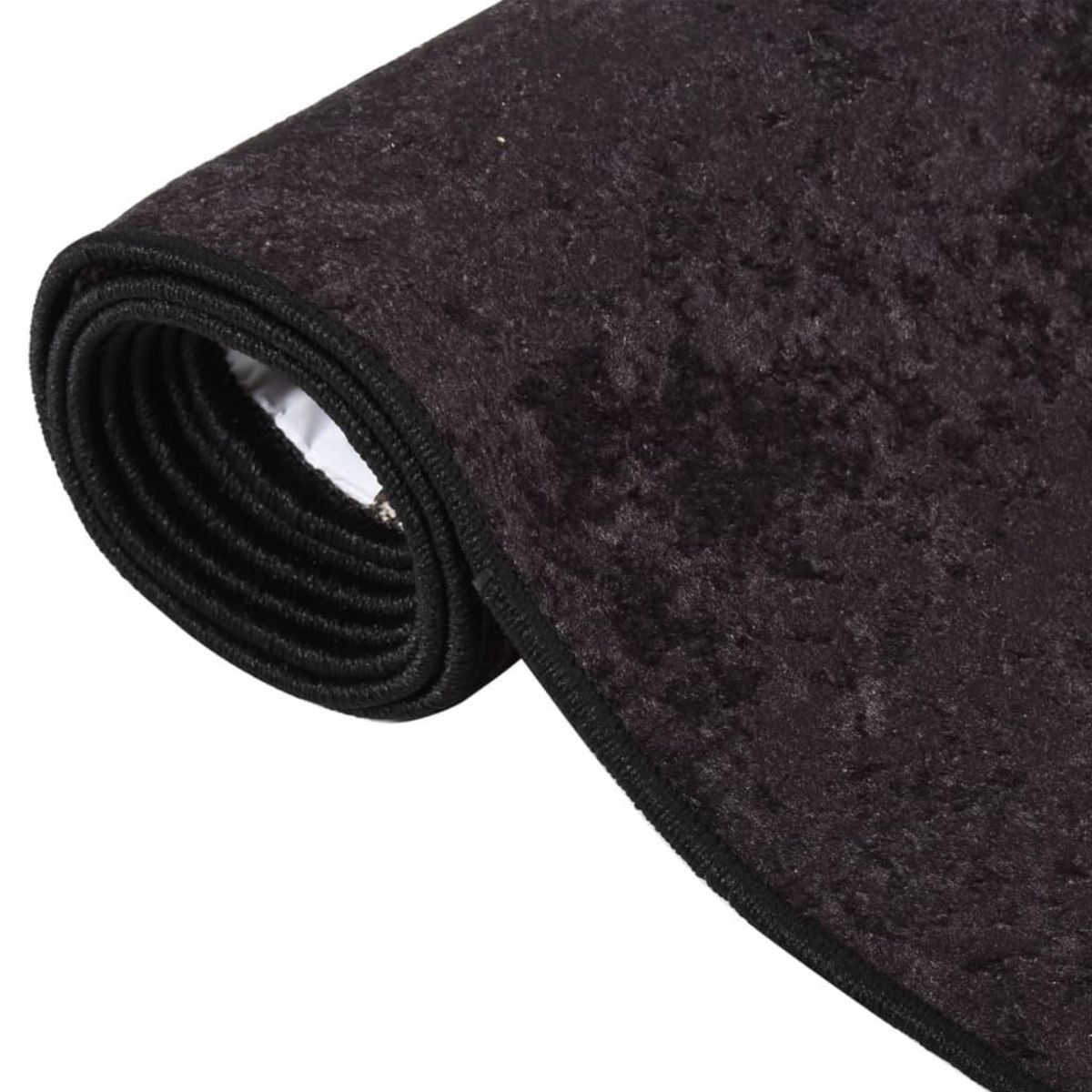 VIDAXL Tapis lavable antiderapant 160x230 cm anthracite