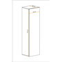 Voir la diapositive 3 : Paris Prix Vitrine Murale Design  Fly A1  170cm Noir