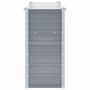 Voir la diapositive 4 : VIDAXL Lit sureleve de jardin Acier galvanise 160x40x77 cm Gris