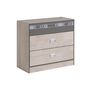 Voir la diapositive 1 : Commode 3 tiroirs style industriel L87cm LOFTY