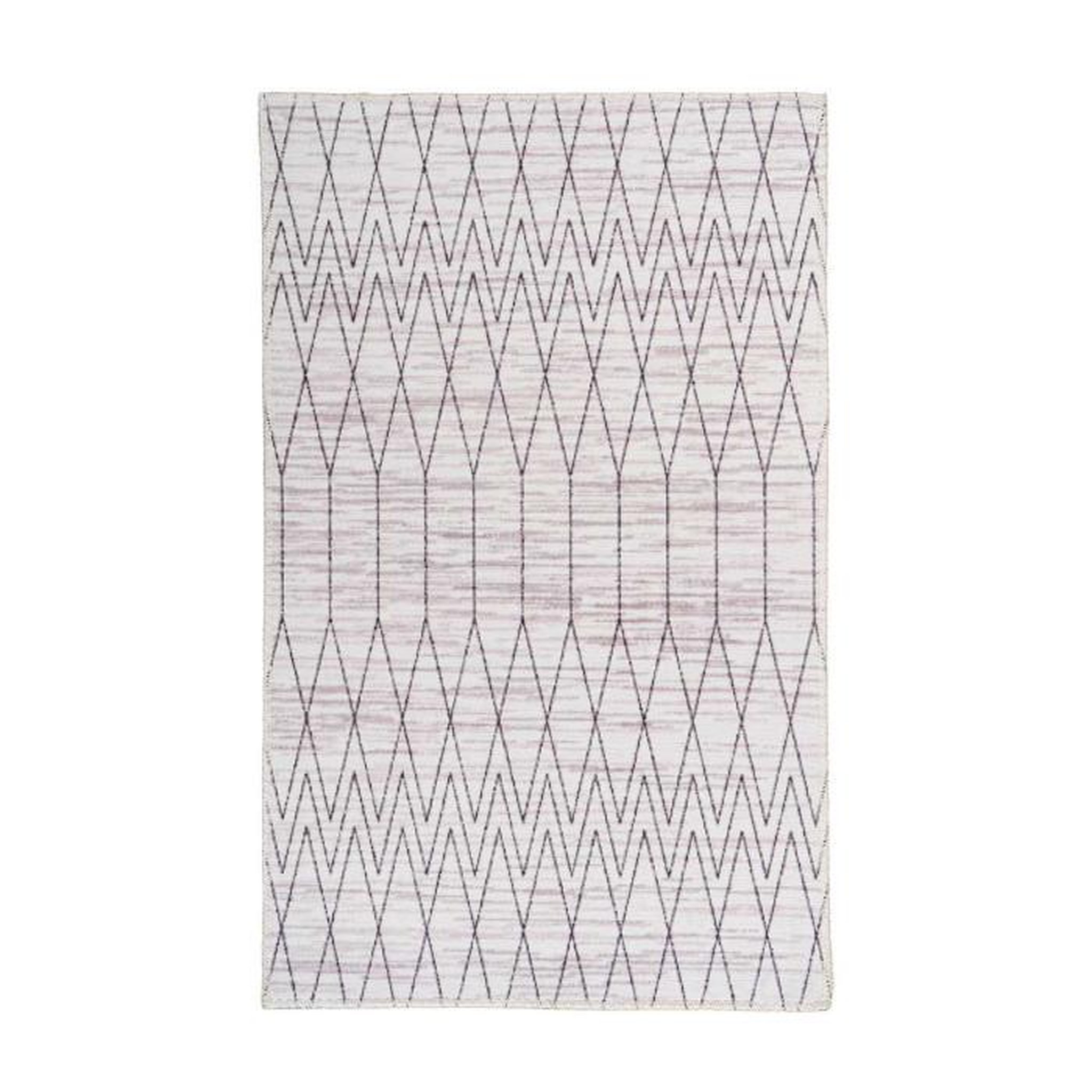 Paris Prix Tapis Tissé Imprimé à Poils Plats  Maya III  Gris. Coloris disponibles : Gris