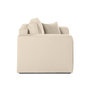 Voir la diapositive 2 : BEST MOBILIER Topaze - fauteuil - en tissu velours relief