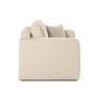 Voir la diapositive 2 : BEST MOBILIER Topaze - fauteuil - en tissu velours relief