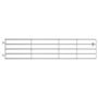 Voir la diapositive 2 : VIDAXL Portillon a 5 barres Acier (150-400)x90 cm Argente