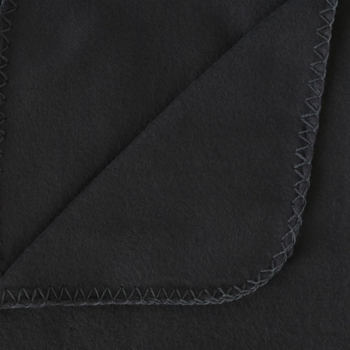 ATMOSPHERA Plaid polaire - 125 x 150 cm - Gris anthracite