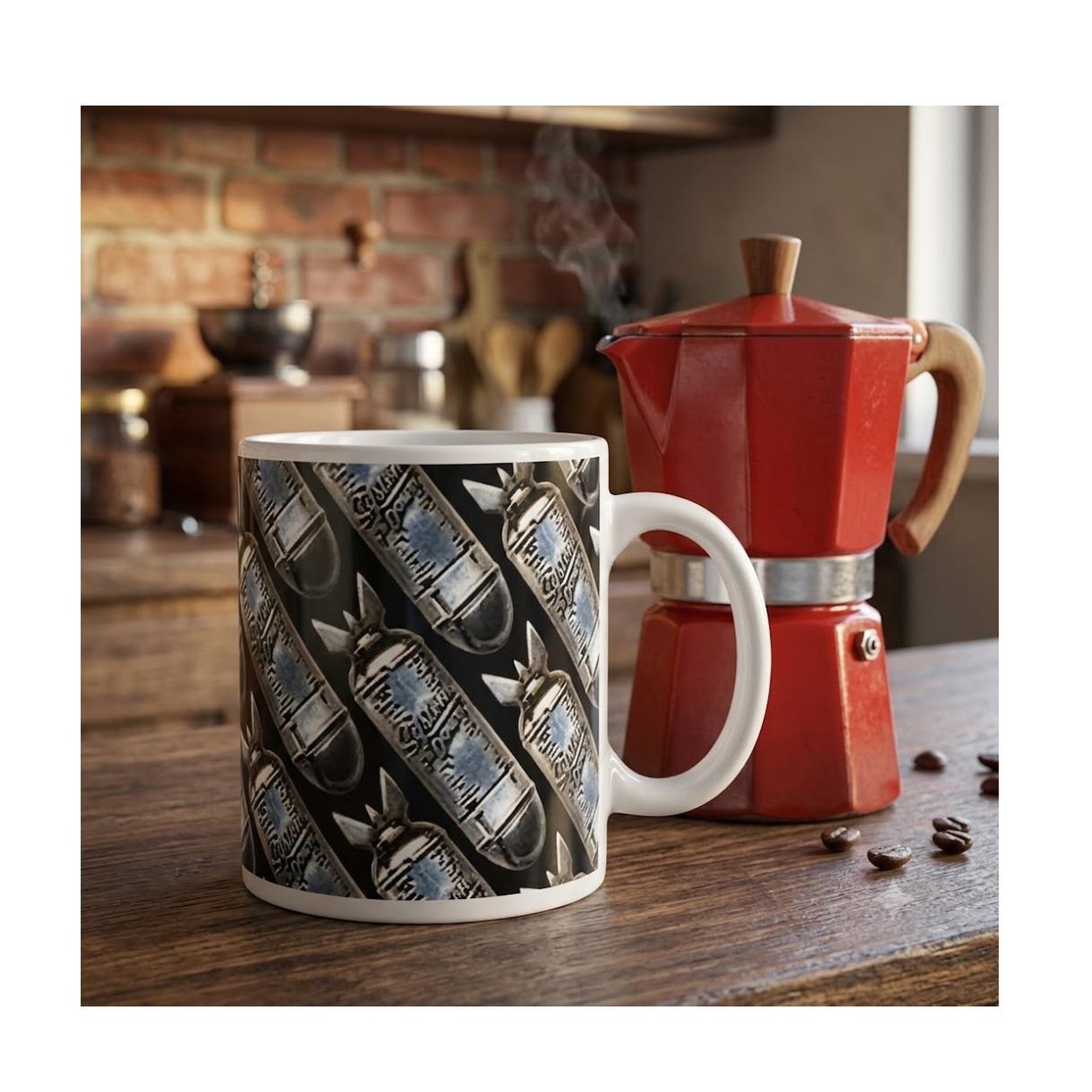 Voir la diapositive 6 : Eden Mug system of a down 300 ml en céramique