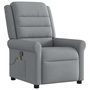 Voir la diapositive 2 : VIDAXL Fauteuil de massage inclinable Gris clair Tissu