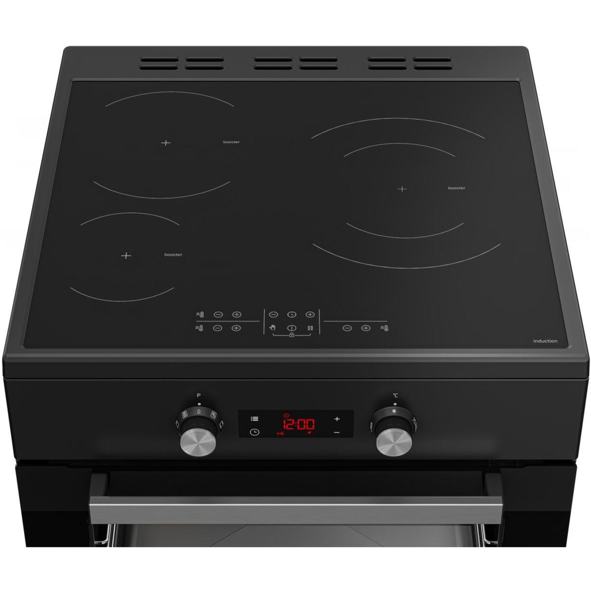 Voir la diapositive 4 : Beko Cuisinière induction fse68304maps pyrolyse