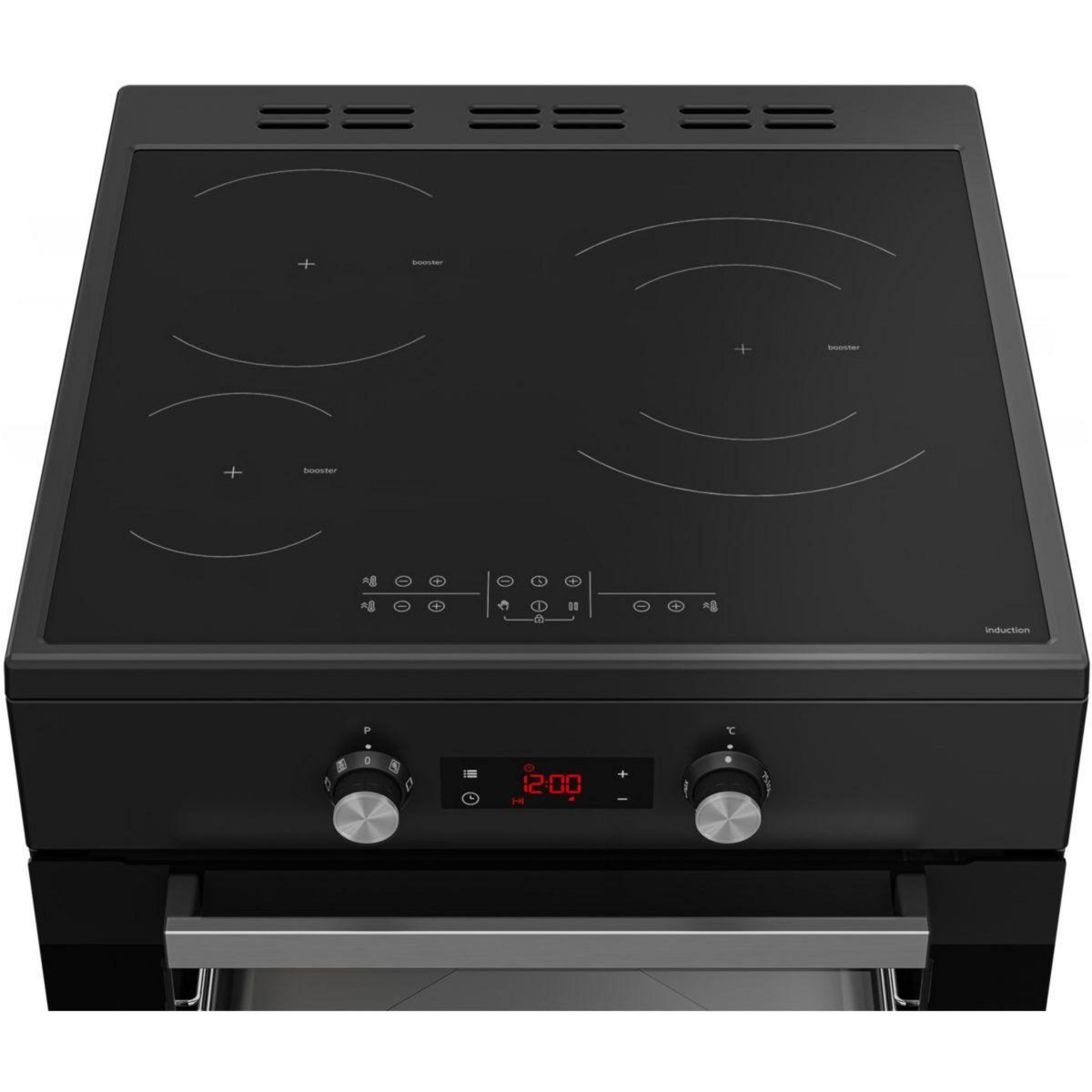 Beko Cuisinière induction FSE68304MAPS Pyrolyse