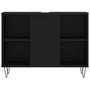 Voir la diapositive 5 : VIDAXL Armoire de salle de bain noir 80x33x60 cm bois d'ingenierie
