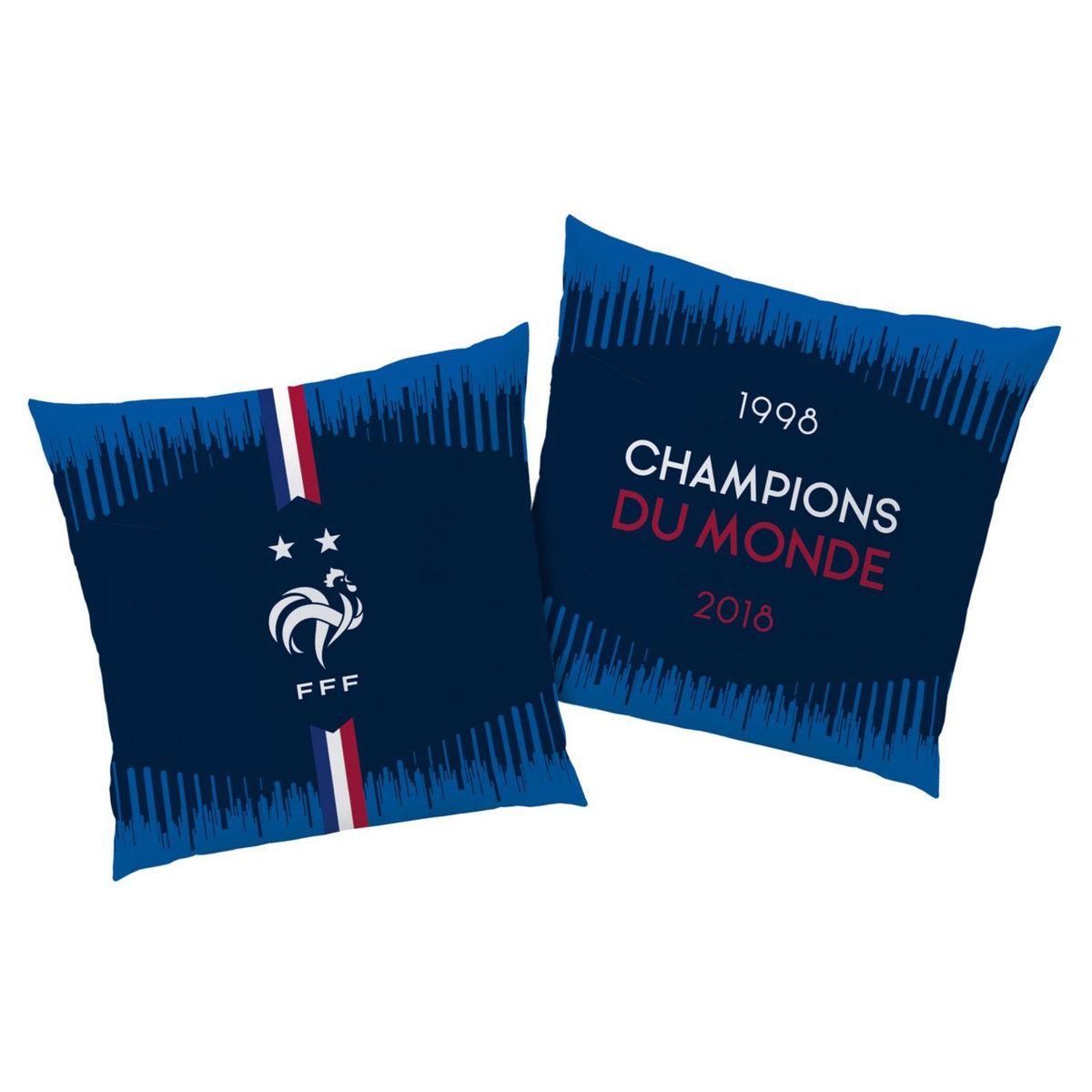 FFF Coussin en polyester FFF CHAMPIONS DU MONDE