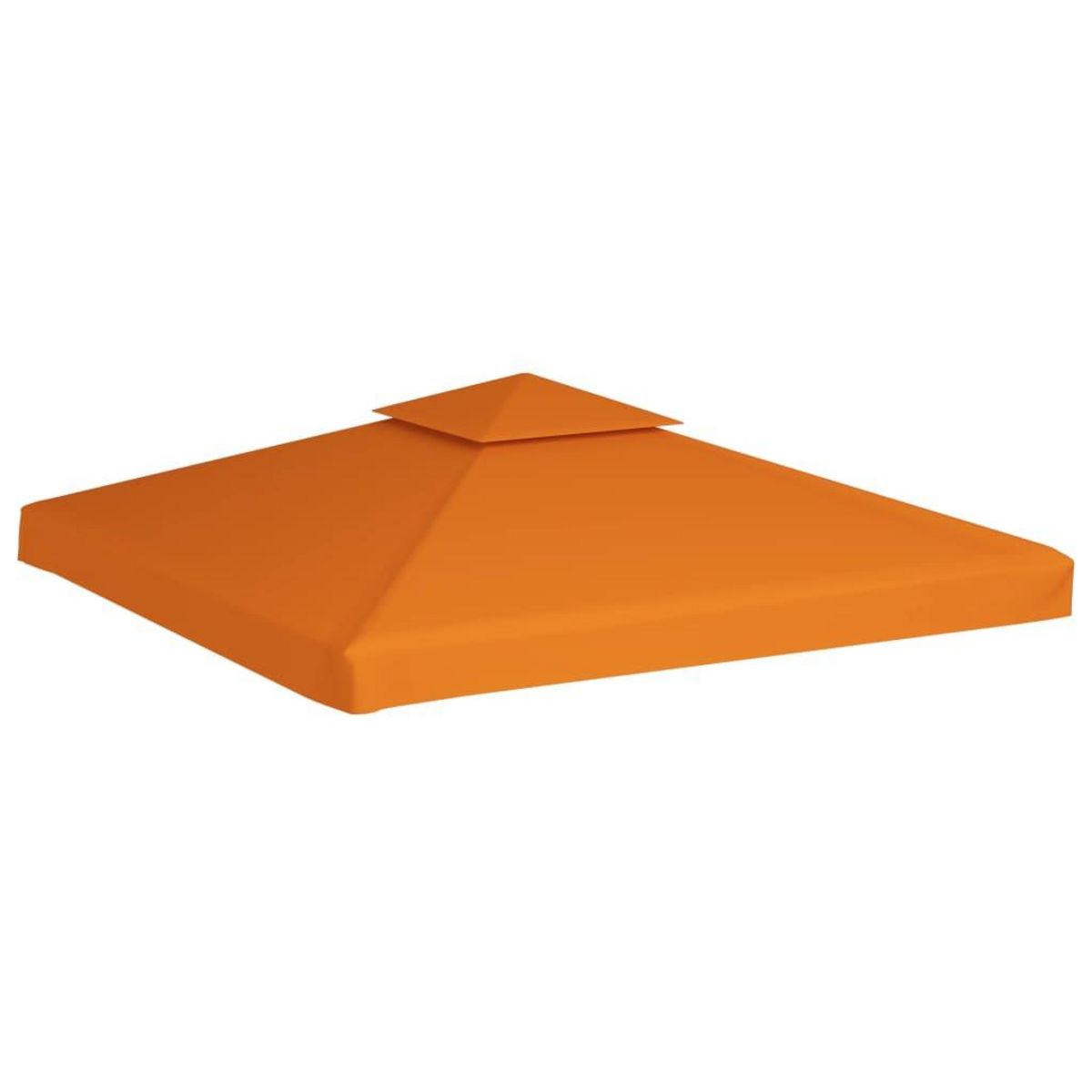 VIDAXL Recouvrement de remplacement d'auvent 310 g/m^2 Orange 3x3 m