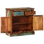 Voir la diapositive 4 : VIDAXL Placard vintage avec 2 tiroirs 2 portes Bois massif recupere