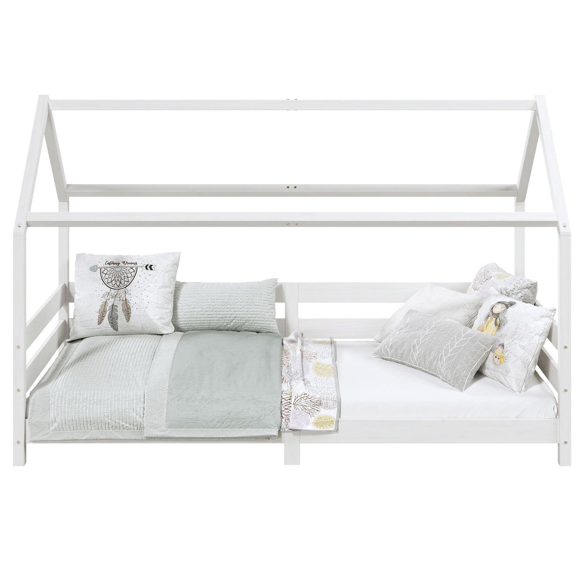 Voir la diapositive 3 : IDIMEX Lit cabane fina 90 x 190 cm, en pin massif