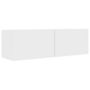 Voir la diapositive 5 : VIDAXL Ensemble de meubles TV 2 pcs Blanc Bois d'ingenierie