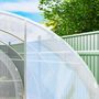 Voir la diapositive 5 : OUTSUNNY Serre tunnel de jardin 9 m² - 3 x 3 x 2 m - porte - acier galvanisé PE 150 g/m² transparent