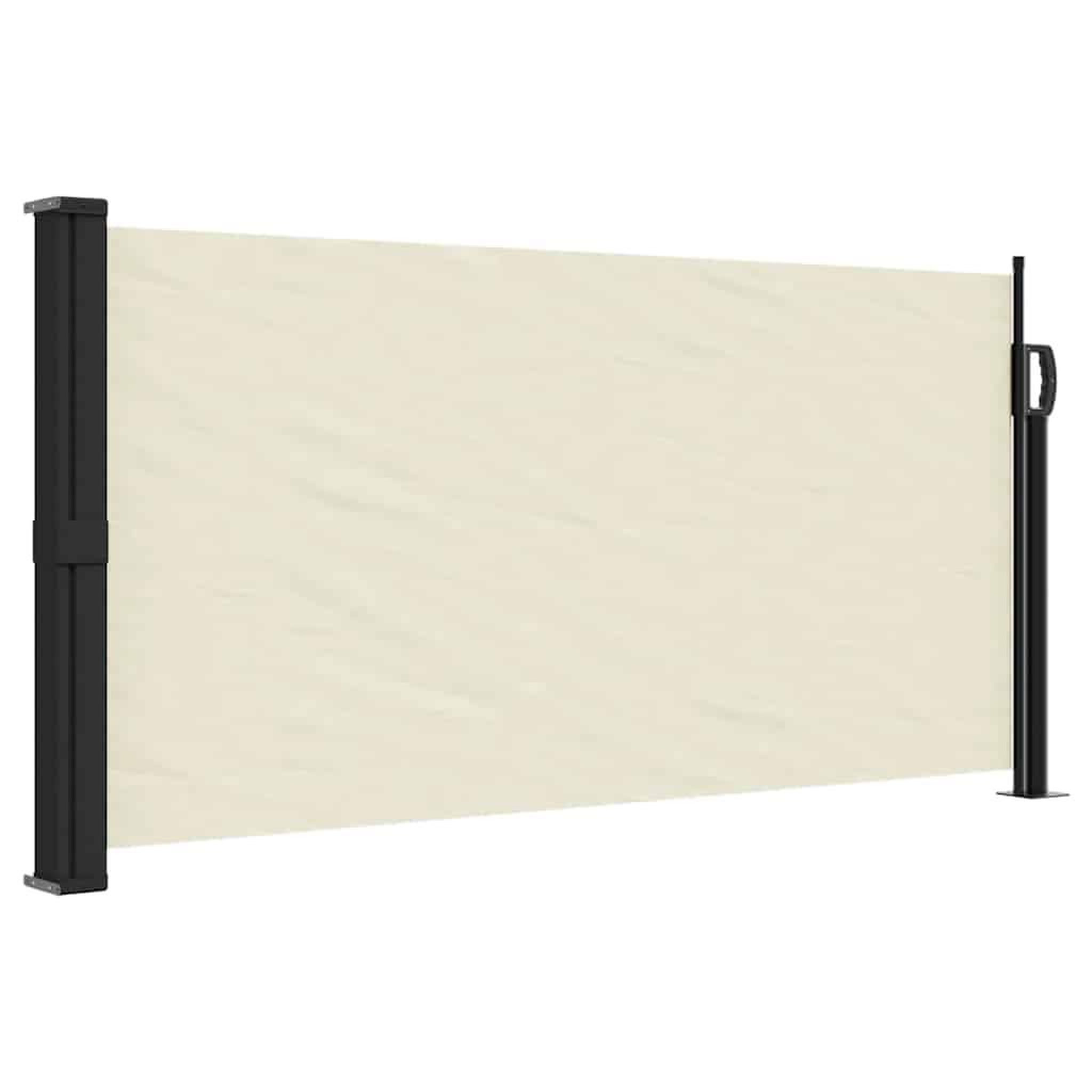 Voir la diapositive 2 : VIDAXL Auvent lateral retractable creme 100x300 cm