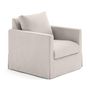 Voir la diapositive 3 : LISA DESIGN Serena - fauteuil déhoussable en tissu