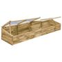 Voir la diapositive 3 : VIDAXL Serre Bois de pin impregne 200x50x35 cm