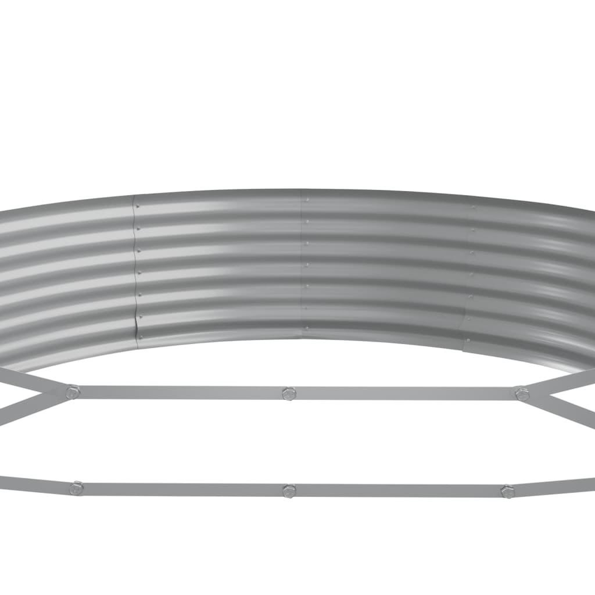Voir la diapositive 5 : VIDAXL Lit sureleve de jardin Acier enduit de poudre 373x140x36cm gris