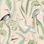 Voir la diapositive 2 : DUTCH WALLCOVERINGS DUTCH WALLCOVERINGS Papier peint Flamingo Creme et menthe