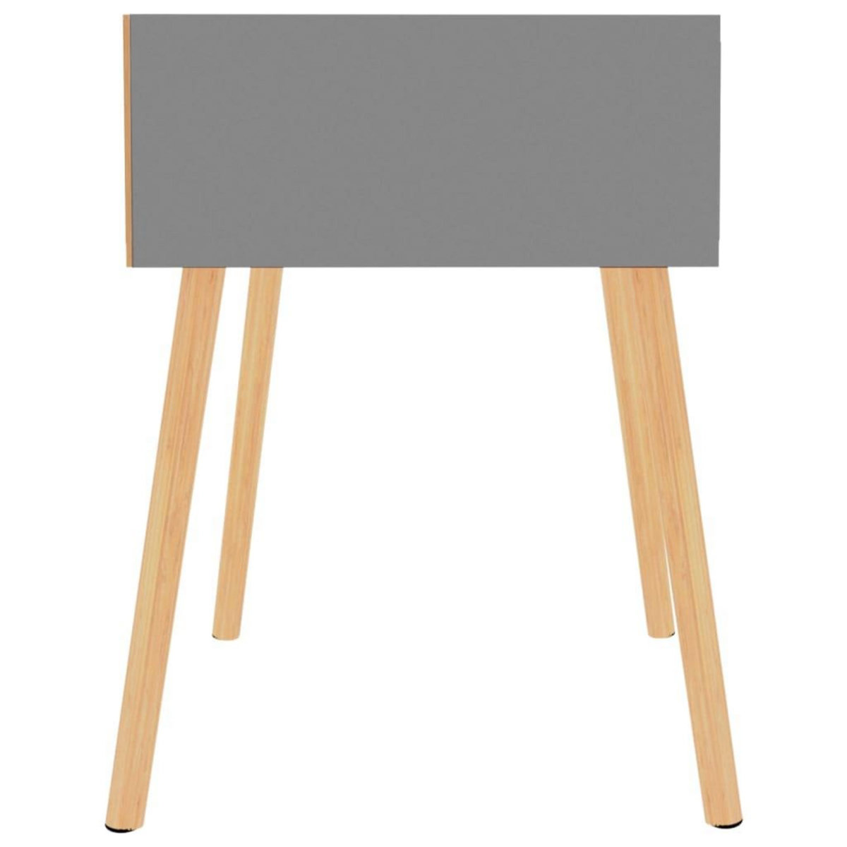 VIDAXL Tables de chevet 2 pcs Gris 40x40x56 cm Bois d'ingenierie