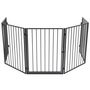 Voir la diapositive 3 : VIDAXL Cloture de cheminee pour animaux de compagnie Acier Noir
