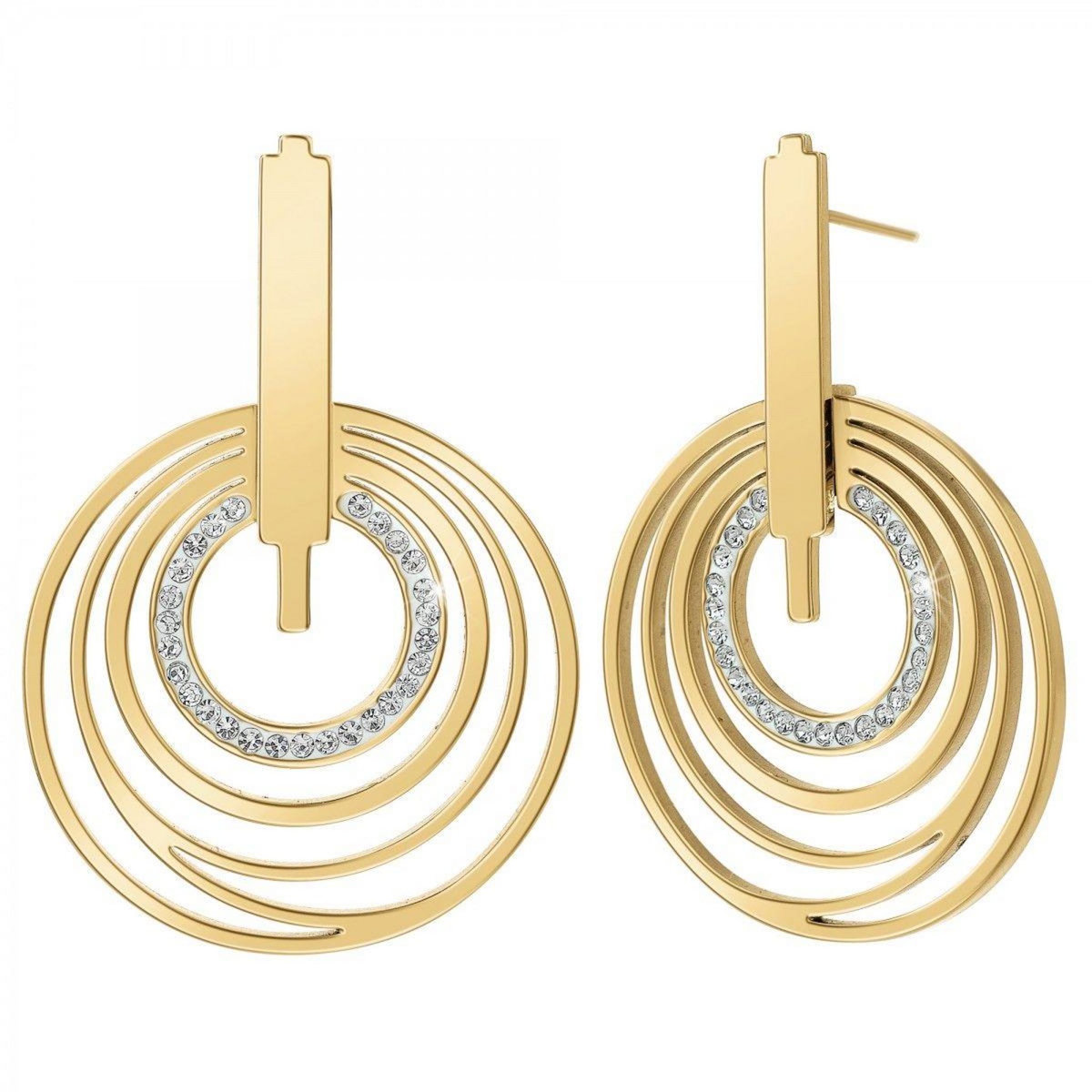 SC BOHEME Boucles d'oreilles SC Bohème ornées de Cristaux scintillants