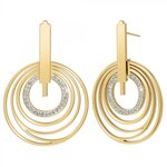 SC BOHEME Boucles d'oreilles SC Bohème ornées de Cristaux scintillants