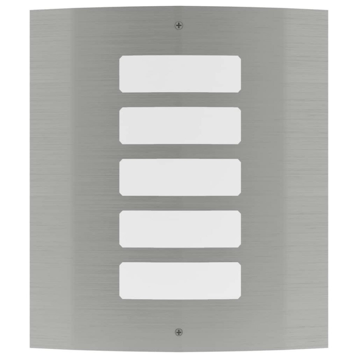 VIDAXL Applique murale design en metal (lot de 2)