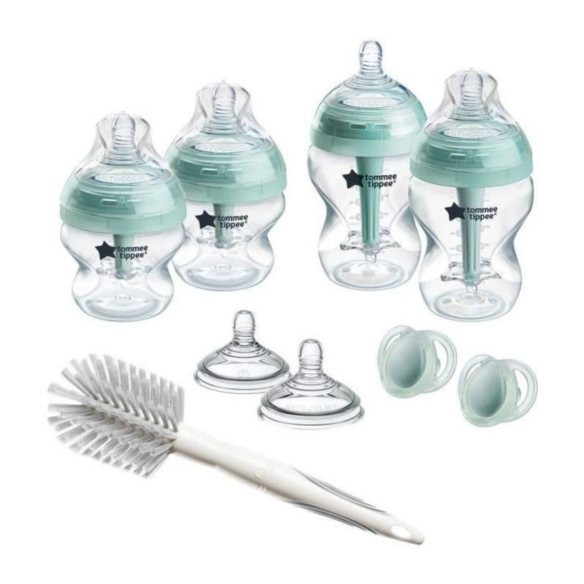 TOMMEE TIPPEE Coffret biberons - TOMMEE TIPPEE - Anti-colique Avancé - 4x biberons 150 ml / 260 ml - 2x tétines - Anti-colique - Nouveau-né
