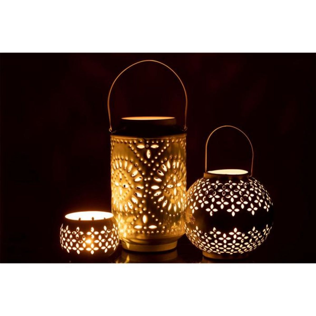 Paris Prix Lanterne Cylindrique Métal  Sévilla  45cm Bleu