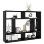 Voir la diapositive 3 : VIDAXL Etagere murale Noir 75x16x55 cm Bois d'ingenierie