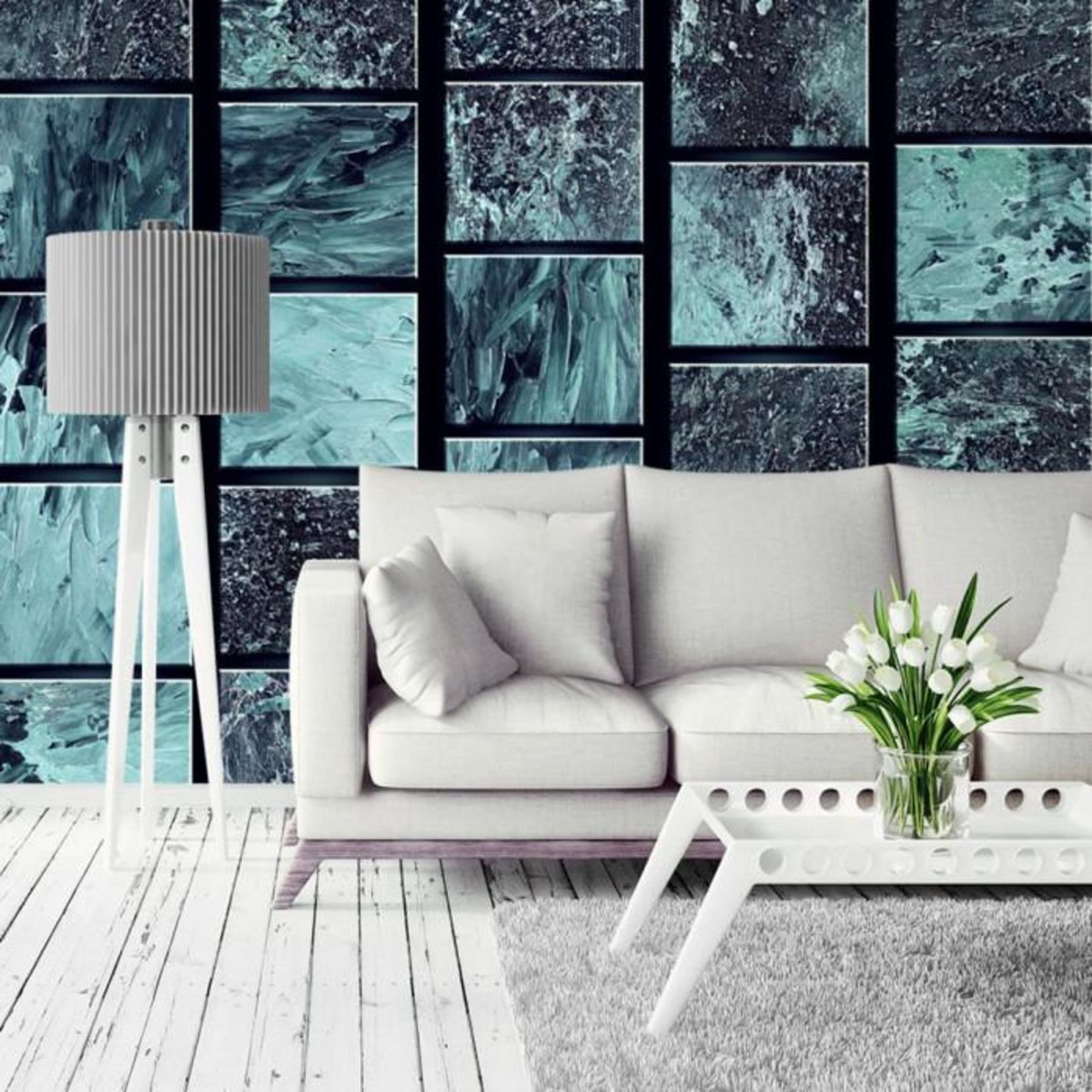 Paris Prix Papier Peint  Azure Treasure  50x1000cm